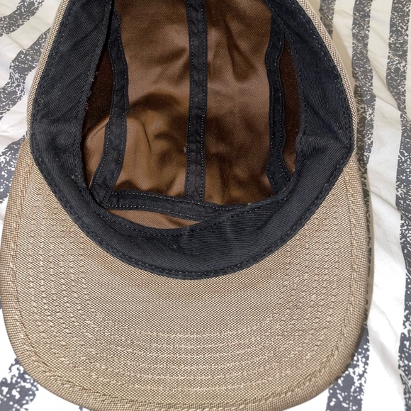 Supreme Jacquard Logo Camp 5 Panel Cap Tan - Picture 4 of 8